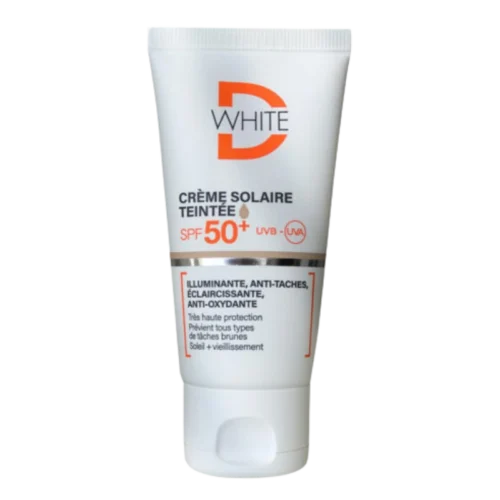 D-WHITE CRÈME SOLAIRE TEINTÉE SPF50+