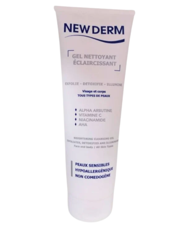 NEW DERM GEL NETTOYANT ECLAIRCISSANT